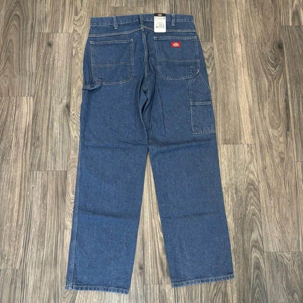 Dickies Relaxed Fit Carpenter Jean Stone Washed Indigo Blue